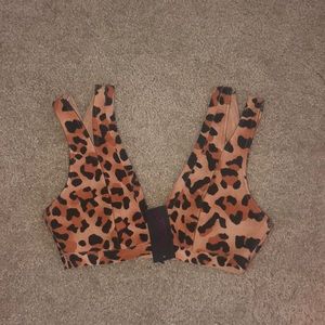 Leopard Print Crop Top